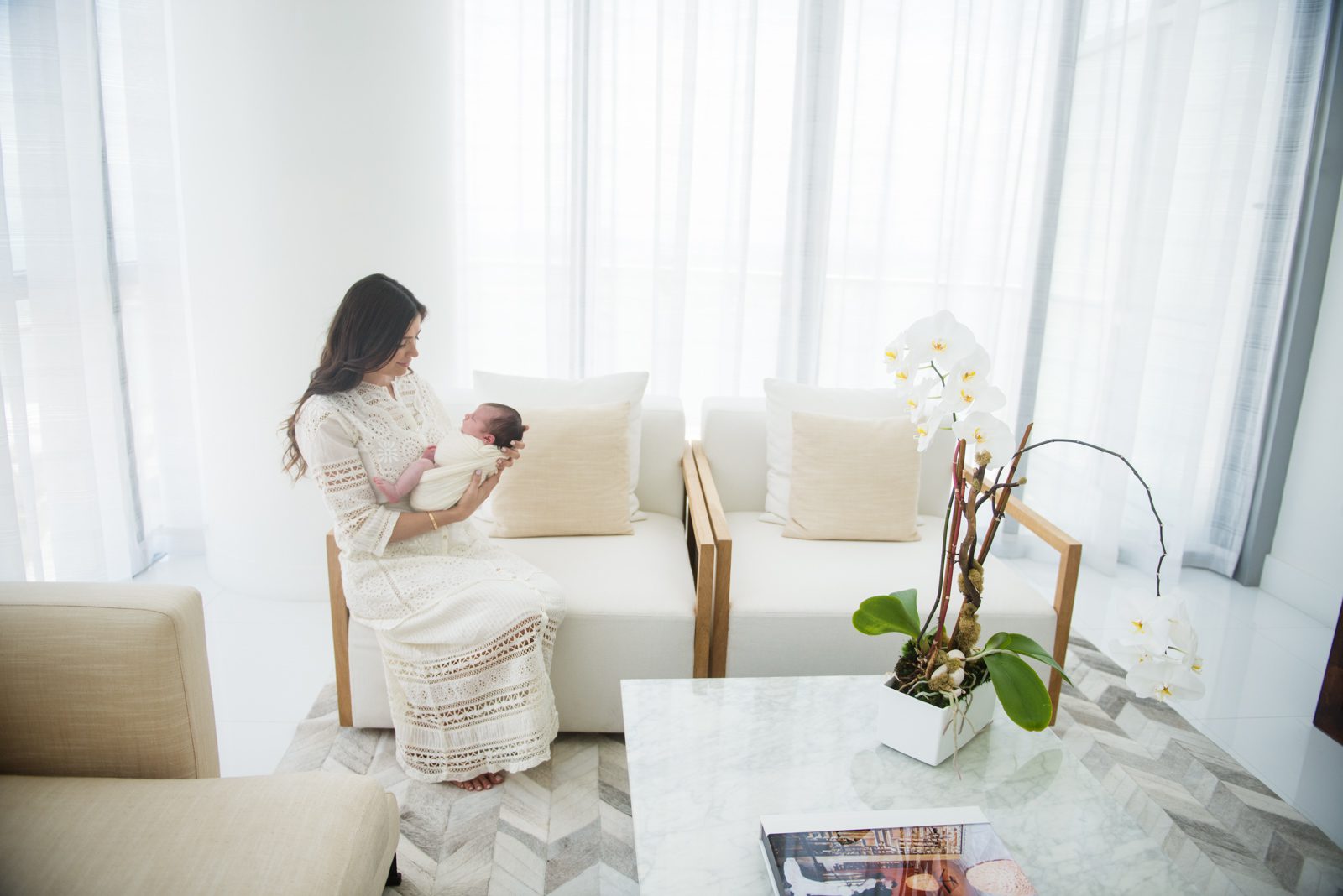 at home lifestyle newborn session by south florida newborn photographer meli b